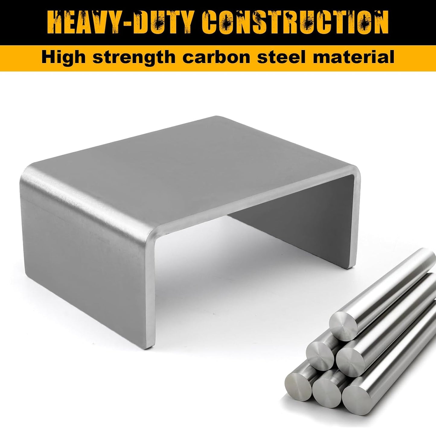 Anclajes bolsillo estaca remolque 2x4" acero crudo
