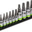Set 10 Pzas Puntas Estrella Seguridad T8H-T50H Acero S2