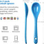 Set 8 Cucharas Cerámica para Café Té Yogur 4.7pulg