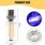 Luz LED USB para auto mini botella carga ambiental