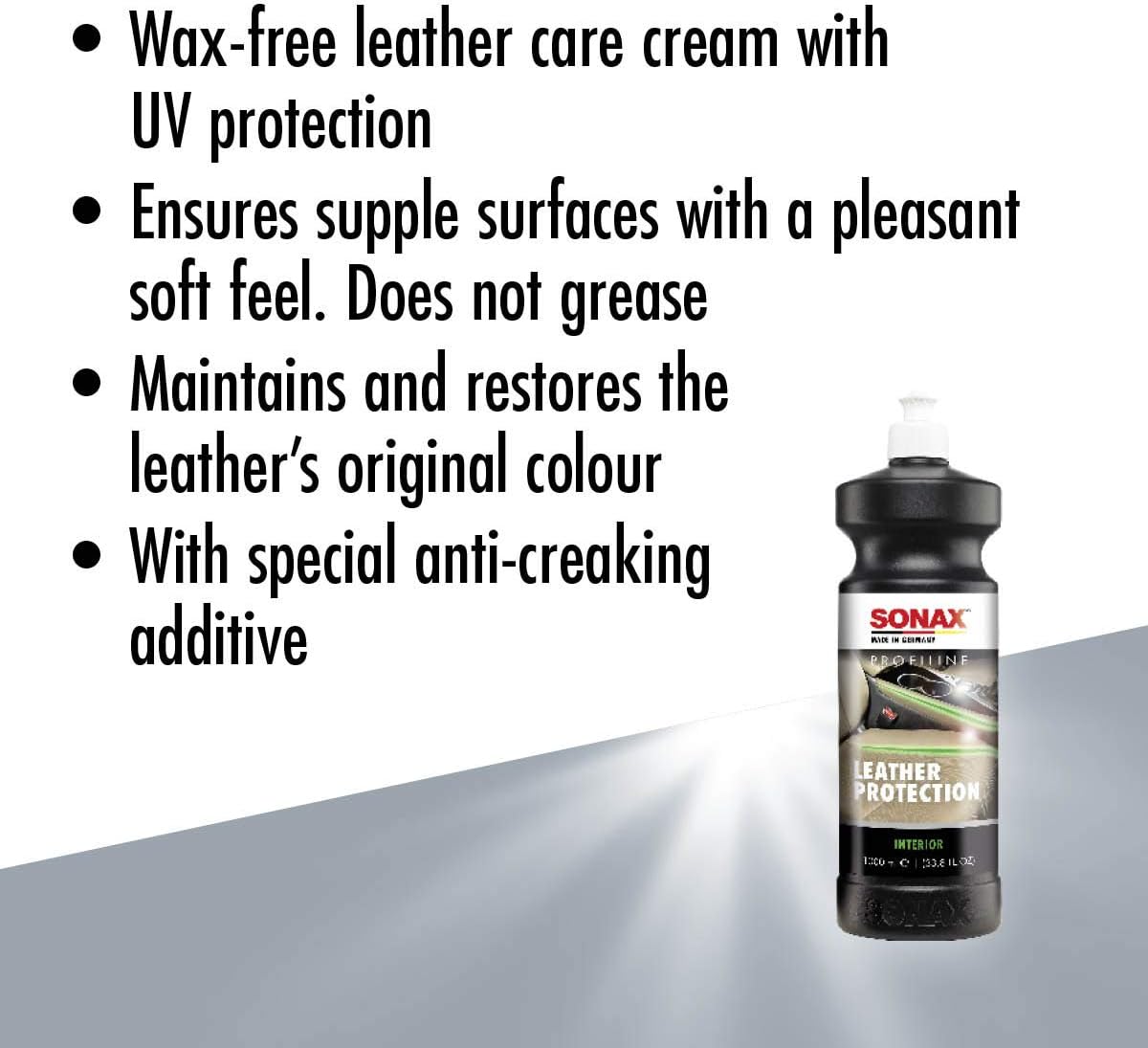 Acondicionador nutritivo cuero protección UV hidrofóbico 1L