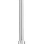 Lámpara colgante níquel cepillado cristal E26 moderna