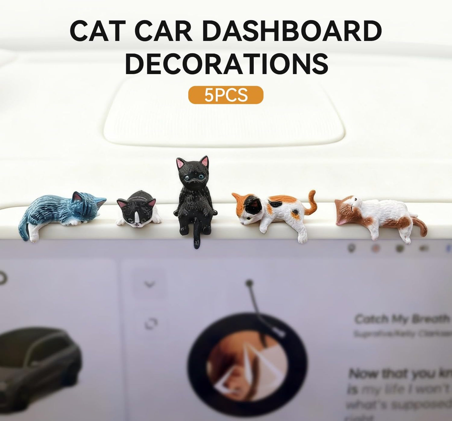 Decoración tablero automóvil accesorios espejo retrovisor gato