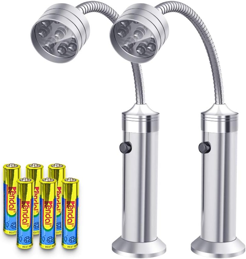 Accesorios parrilla luces LED magnéticas cuello cisne