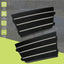 Cubierta rejilla parachoques Lincoln MKS 09-12 1 par negro