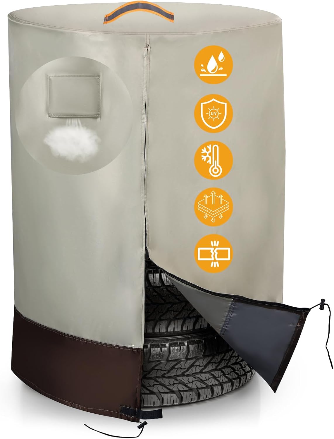 Cubierta neumáticos resistente 420D impermeable universal