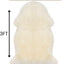 Alfombra piel oveja pelo grueso 2.5" antiderrap 2x3ft