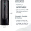 Bomba cebado automática acero inox negro 90 segundos