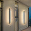 2 Luces LED pared exterior IP65 negras 39" 3 CCT 36W