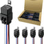 Relé automotriz 40/30AMP 12V CC impermeable set 5