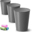 Basurero baño 3 cubos 1.8gal plástico redondo