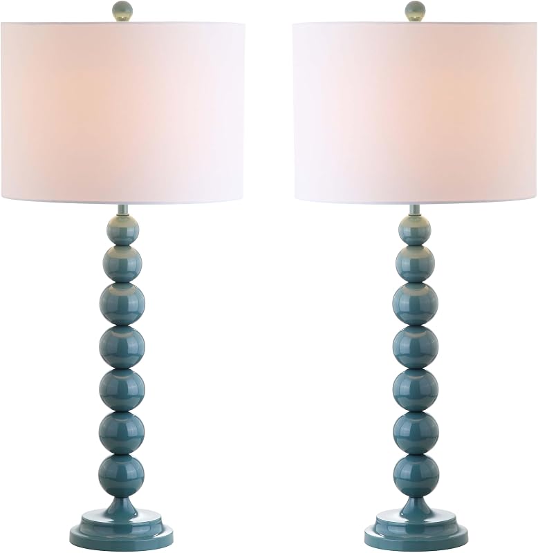 Lámpara mesa Safavieh Jenna 31pulg color blanco