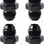 Acoplador manguera combustible 4PCS negro