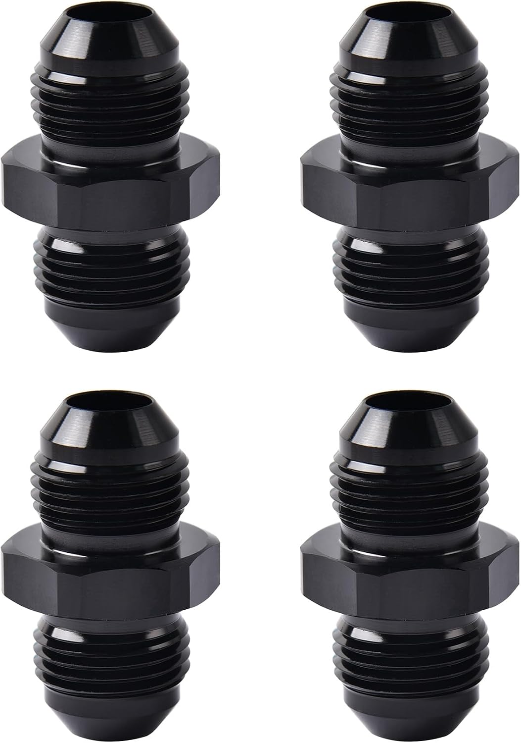Acoplador manguera combustible 4PCS negro