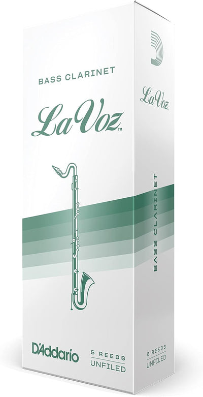 Cañas clarinete bajo orgánico fuerza media suave pack 5