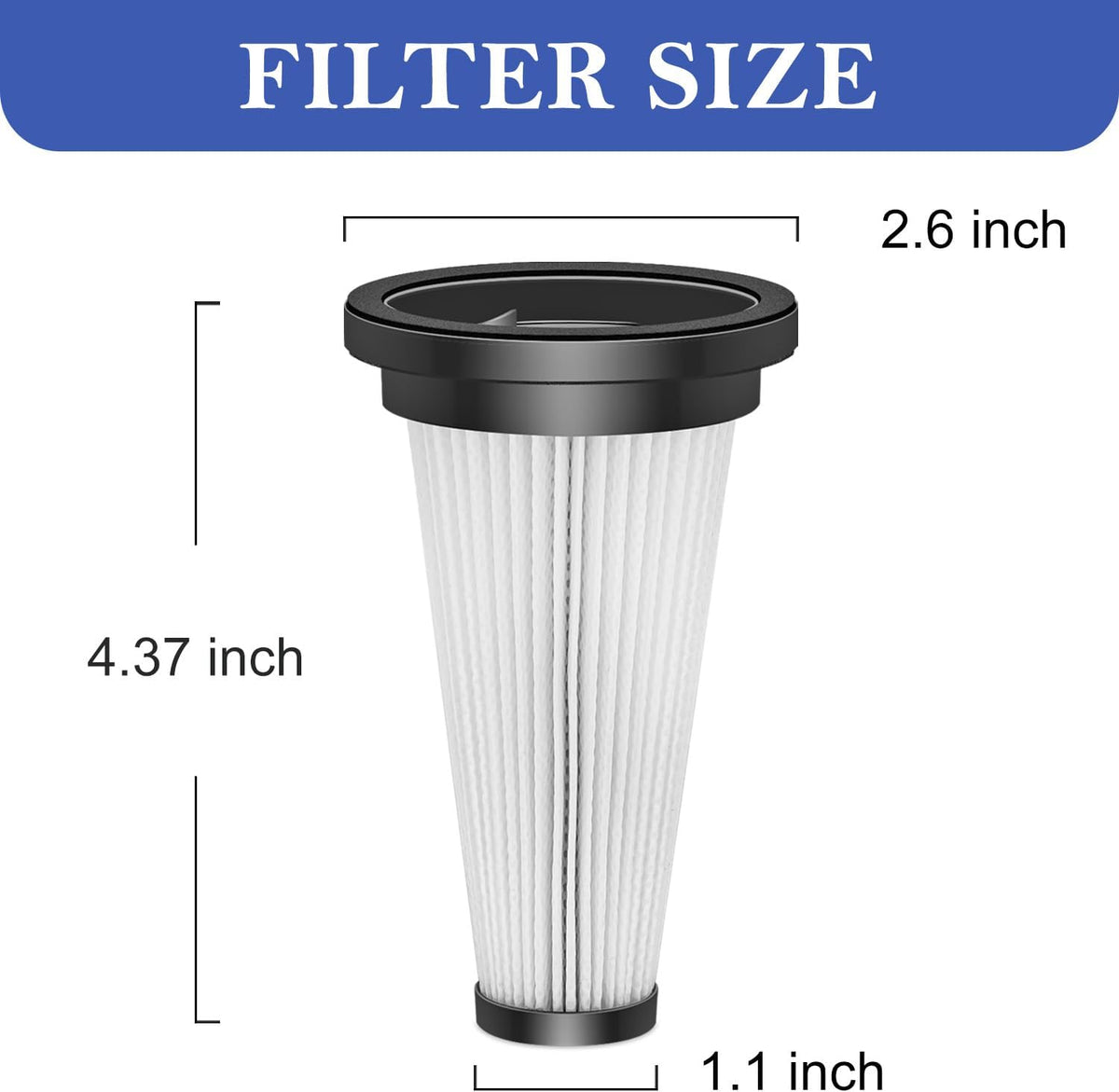 4 Pzas Filtro HEPA comp para aspiradoras TITIPOY SUXIANGVAC VOKENE