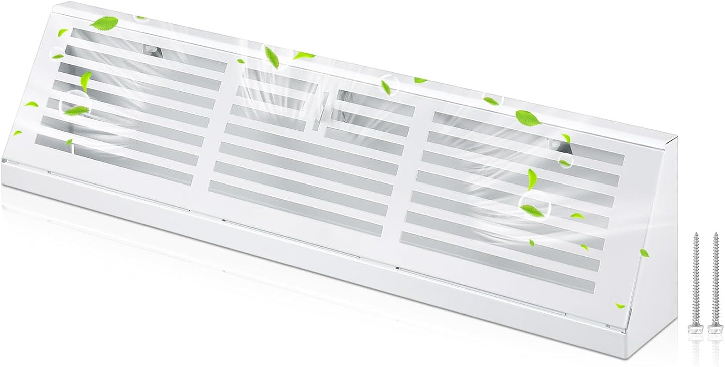 Rejilla zócalo 15pulg rayas horizontales cubierta ventilación