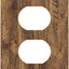 Placa eléctrica madera rústica vintage para pared