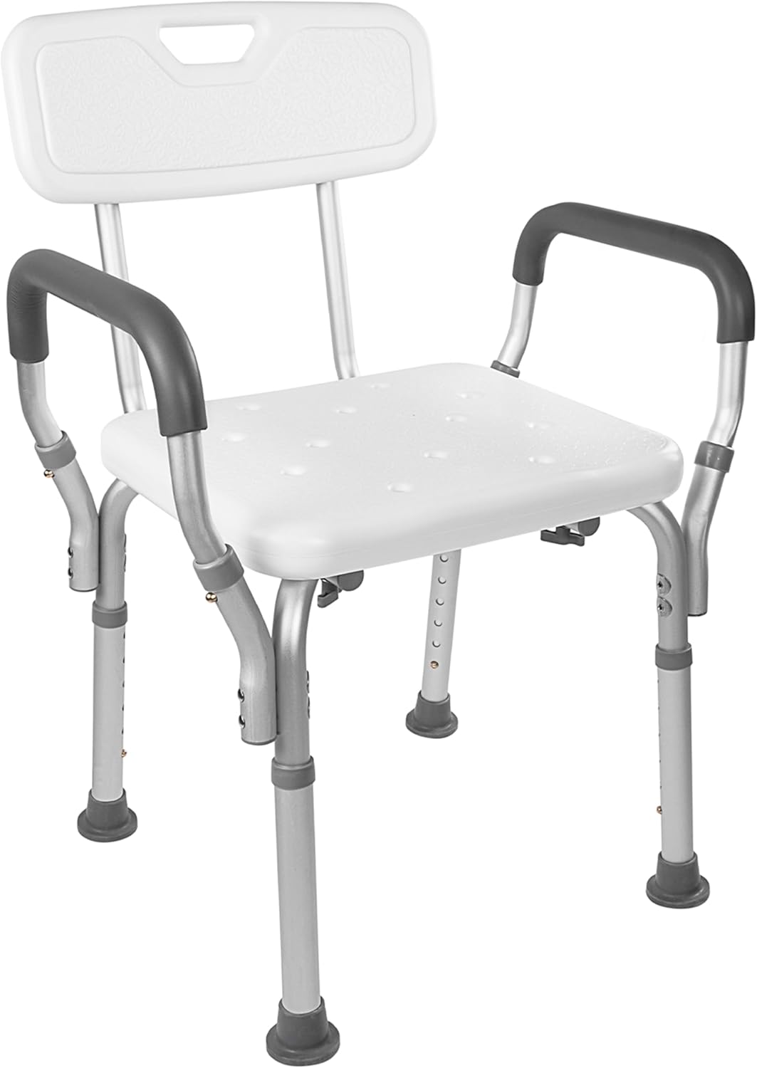Silla ducha con respaldo extraible y patas ajustables