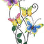 Decoración mariposa metal 28pulg para pared y patio