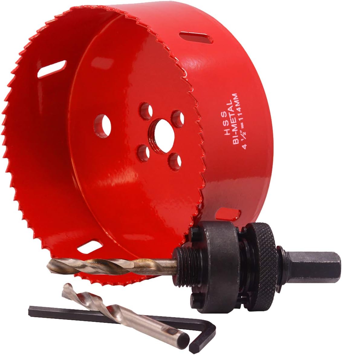 Sierra agujero 4.5pulg eje resistente corta madera plástico metal