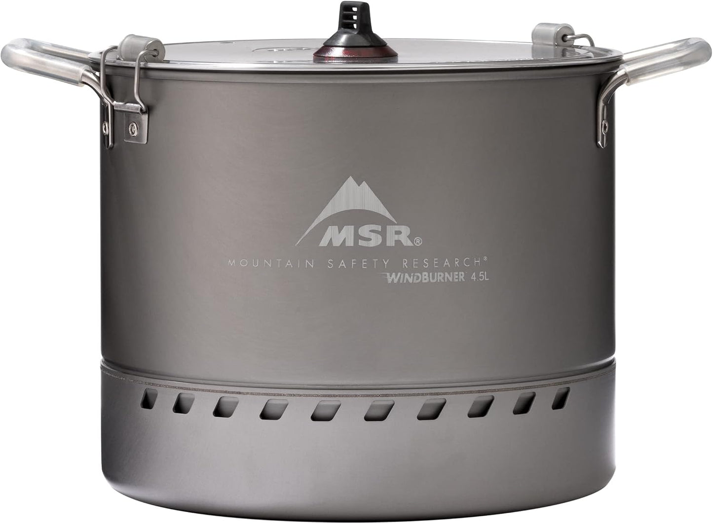 Olla antiadherente 4.5L para acampar color gris