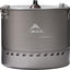 Olla antiadherente 4.5L para acampar color gris