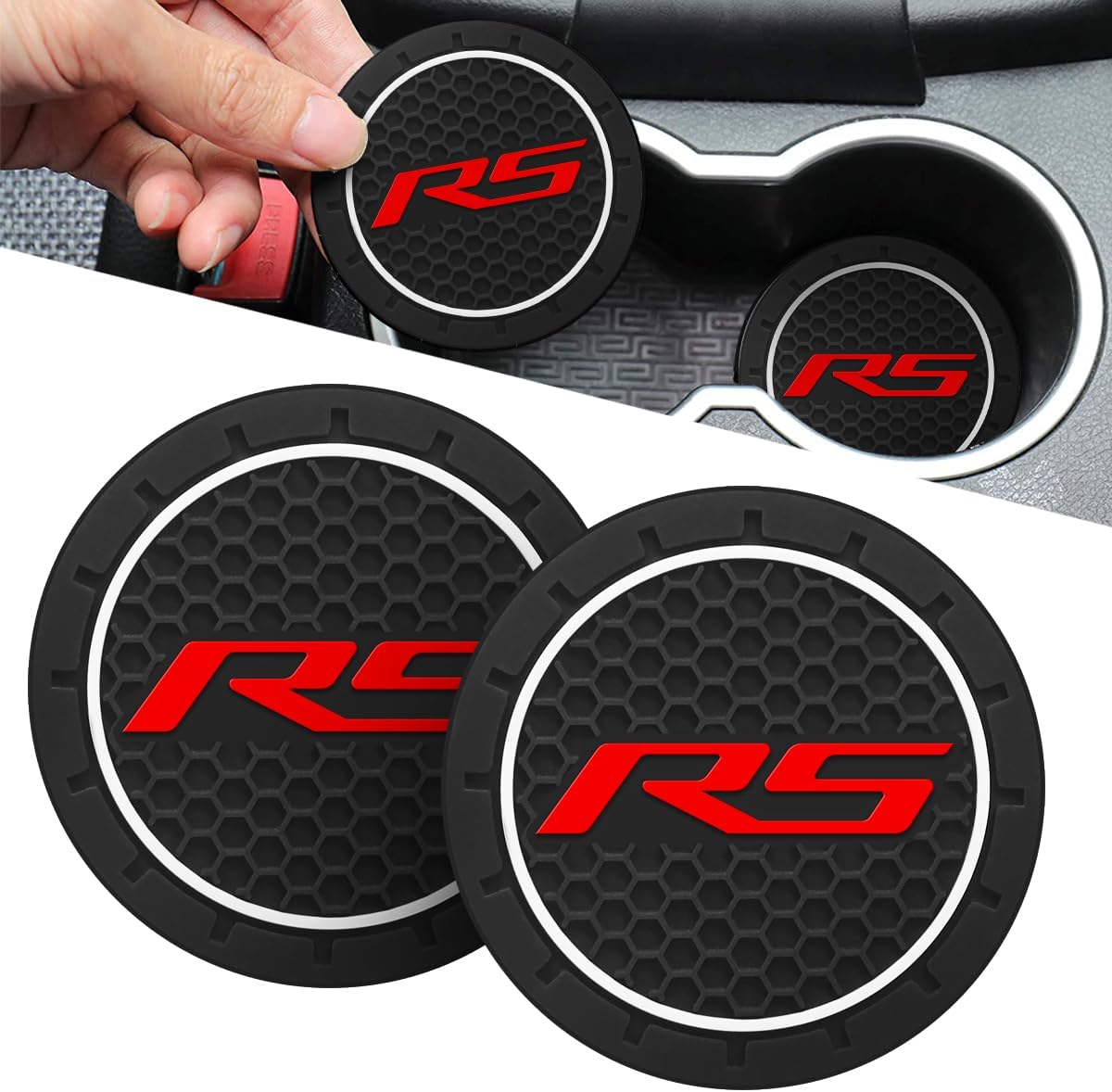 2 Posavasos Coche 2.75" Comp Chevy Camaro RS