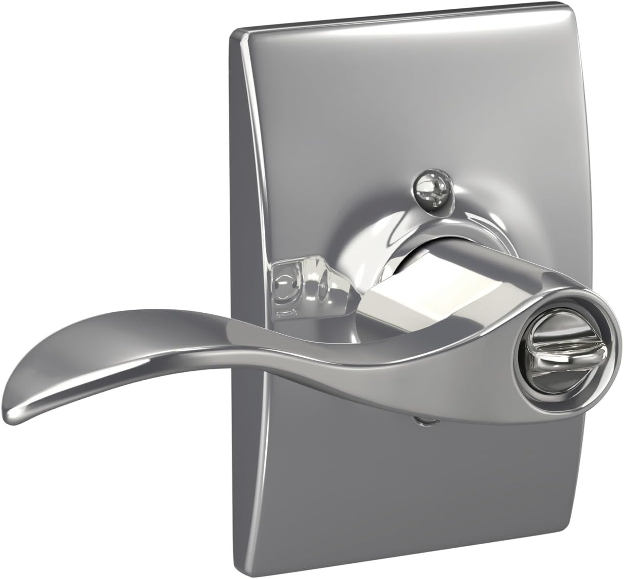 Manija con cerradura llave moldura Century cromo F51A