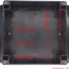 Caja conexiones electrónica IP65 plástico negro 6.3x6.3x3.5pulg