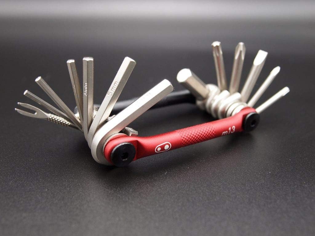 Herramienta 13 en 1 para bicicleta MTB ergonómica