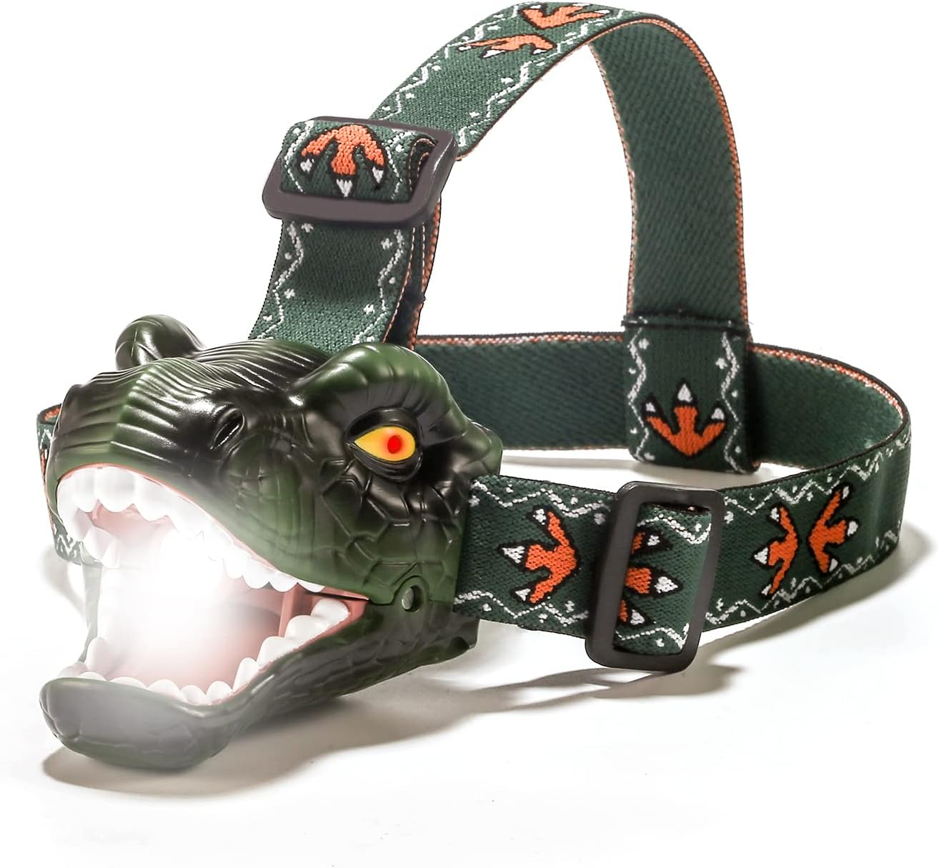 Linterna dinosaurio T-Rex LED 4 modos para niños