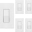 Interruptor luz blanco basculante 4 vías 15 A 120V/277V