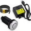Kit interruptor aire acero inox níquel 3.6pulg UL