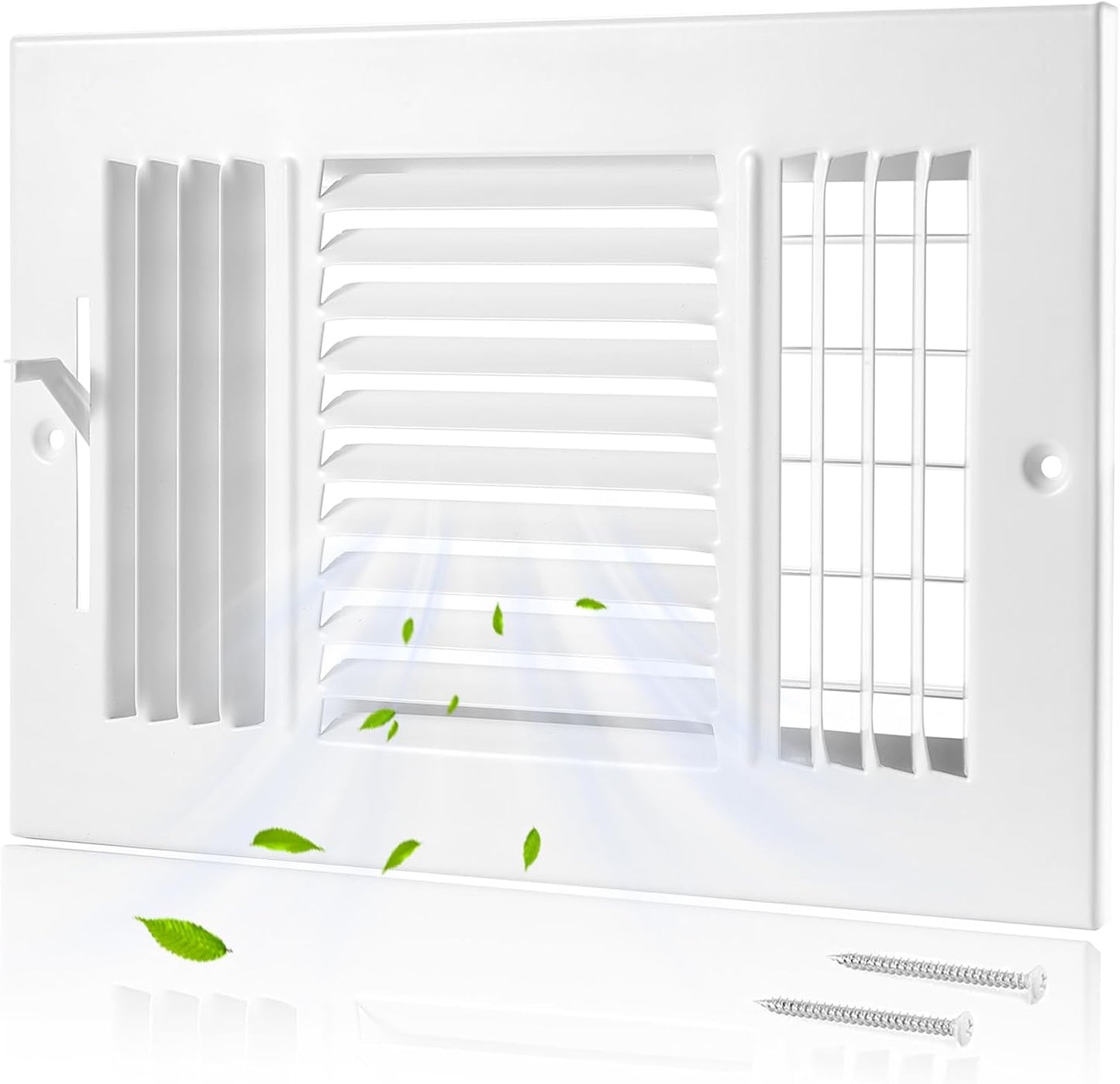 Cubierta ventilación 10x6pulg techo 3 vías baño oficina