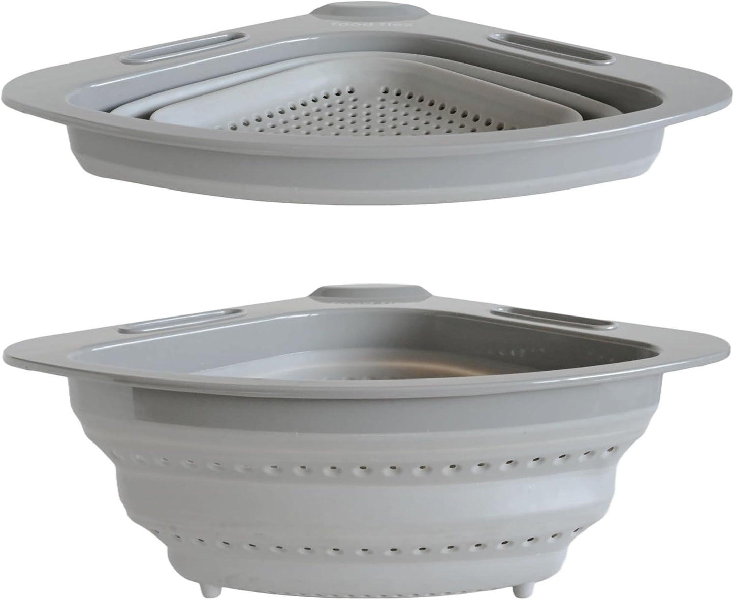 Colador esquina plegable 3.5qt gris