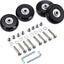 Ruedas giratorias goma para maleta set 4 45x18mm