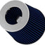 Filtro aire cono performance color azul/cromo