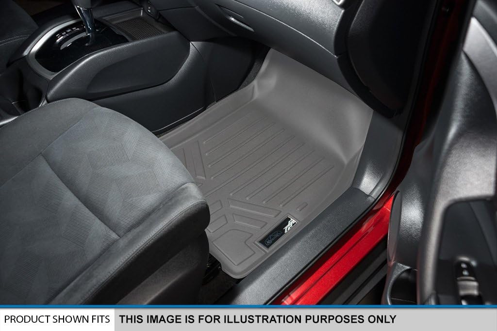 Alfombrillas piso 2 filas gris Toyota Tundra CrewMax 12-13