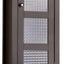 Armario suelo Chesterfield vidrio gofre color espresso