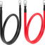 Cable batería 2 AWG 3 pies 3/8" para inversor automotriz