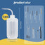 Kit limpieza 24 pzas 3 botellas 21 aerosoles plástico cepillos