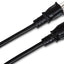 Cable extensión NEMA 515R a 515P 25ft negro