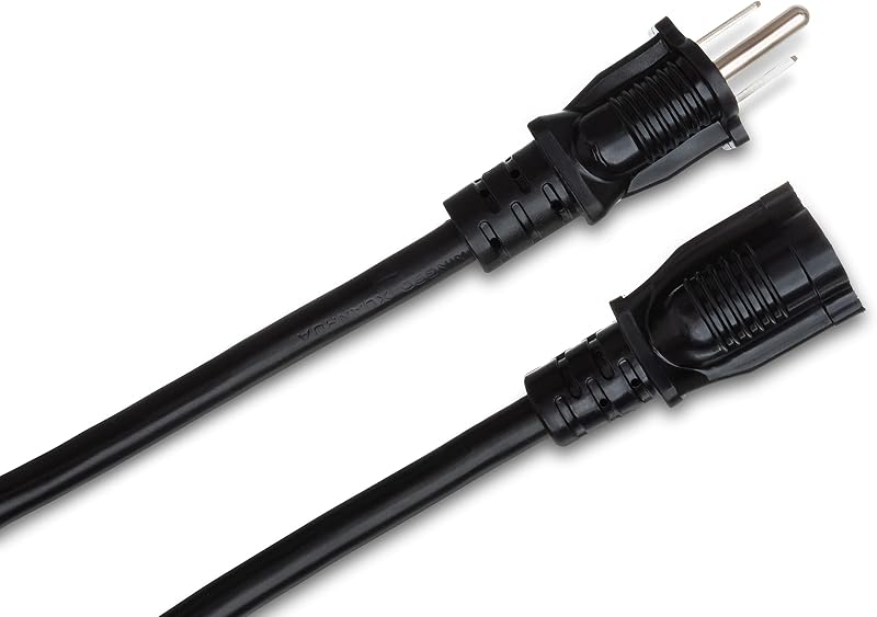 Cable extensión NEMA 515R a 515P 25ft negro