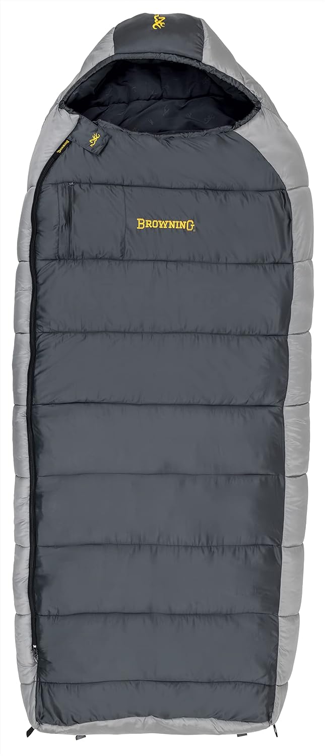 Saco dormir 0° Rectángulo con capucha aislante
