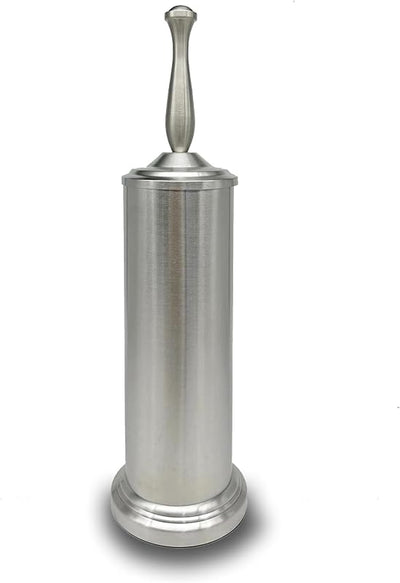 Cepillo inodoro níquel cepillado con soporte diseño moderno