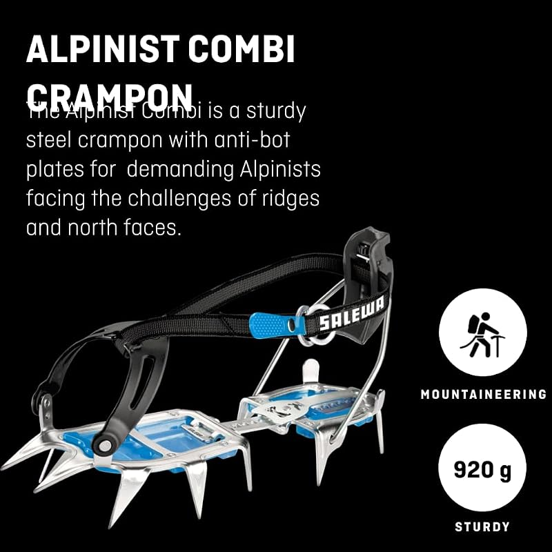 Alpinista Combi Steigeisen para Escalada en Montaña y Roca
