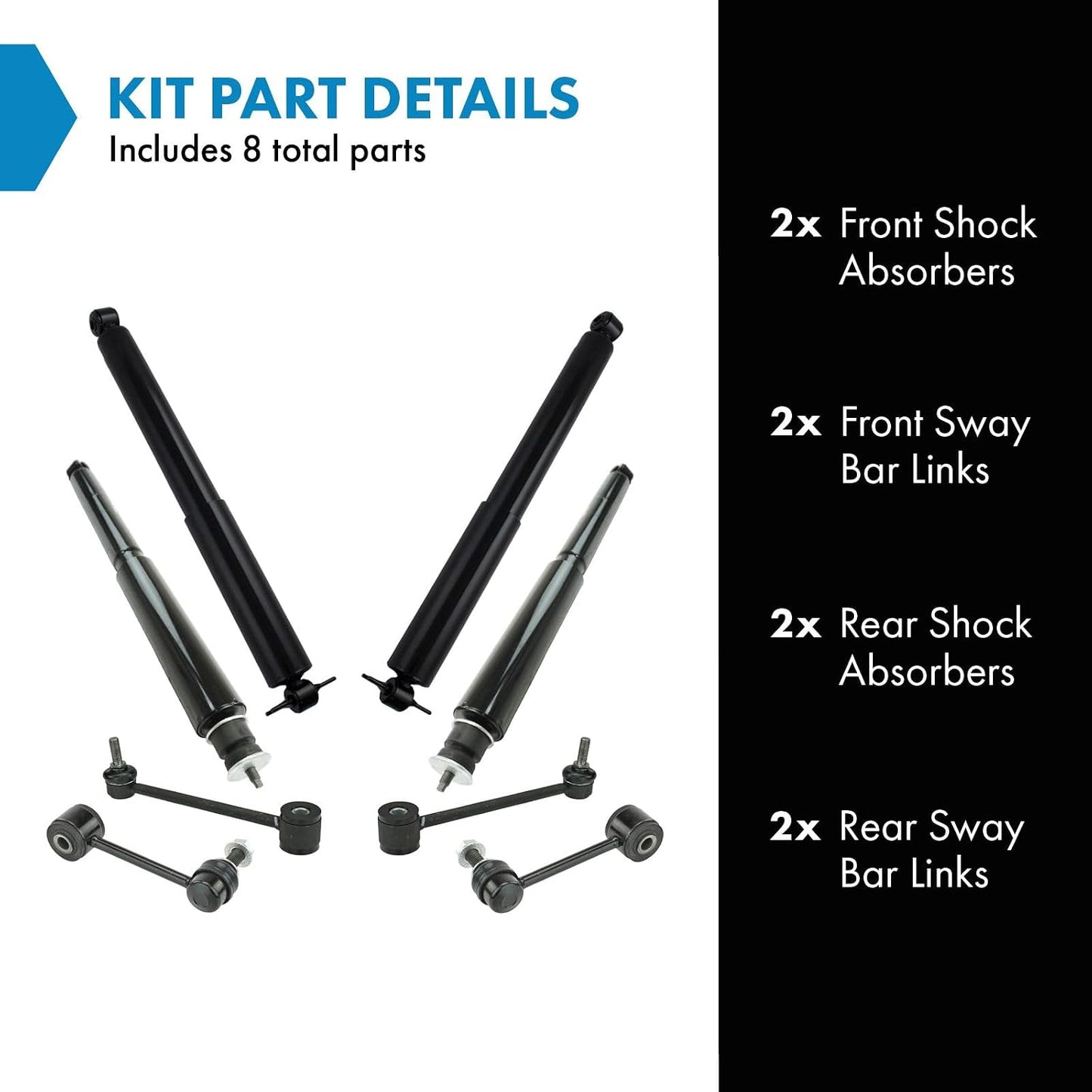 Kit suspensión Jeep Wrangler 07-17 con barra estabilizadora