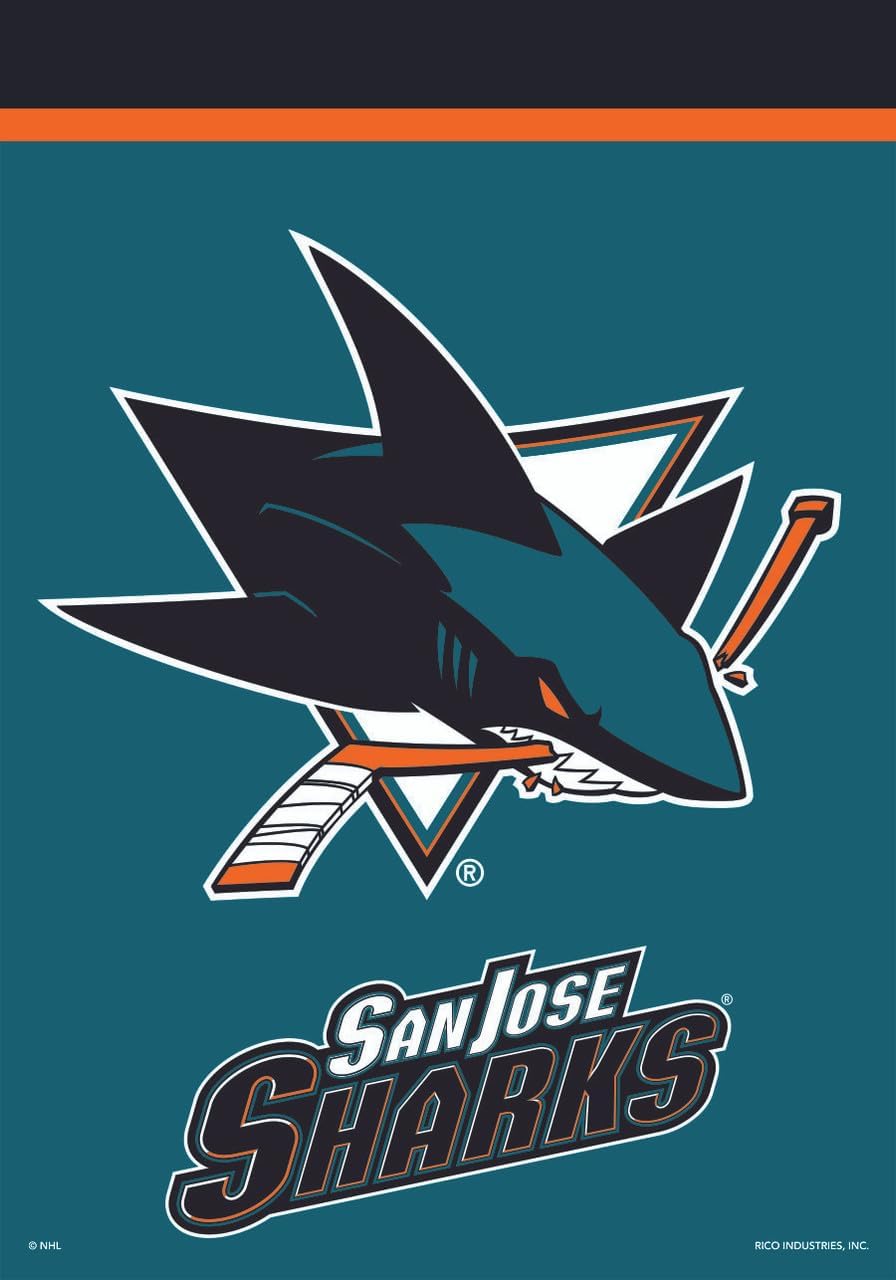 Bandera licencia San Jose Sharks 28x40pulg