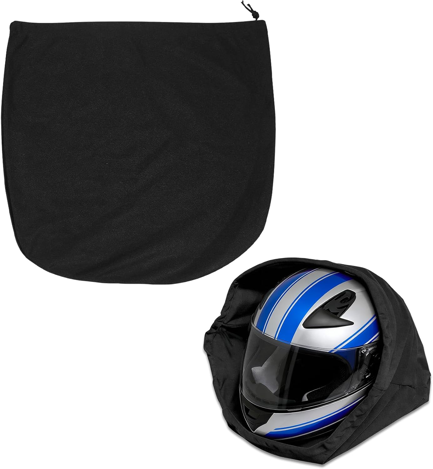 Bolsa casco motocicleta tela nailon con cordón universal